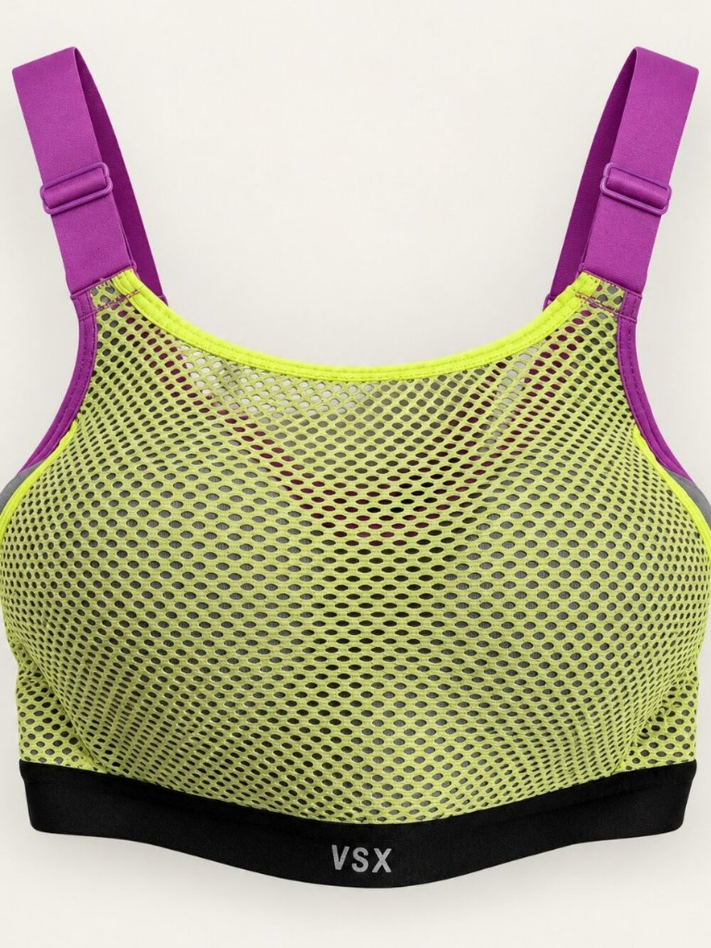 Victoria's Secret VSX Neon Mesh Caged Back Sports Bra